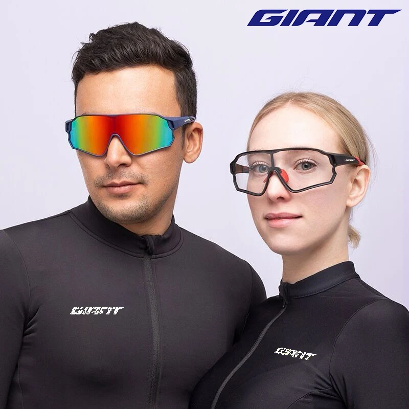 GIANT Cycling Glasses UV400 Anti Fog REVO Lenses HD Clarity MTB/Road Bike sunglasses men and women - Image 5