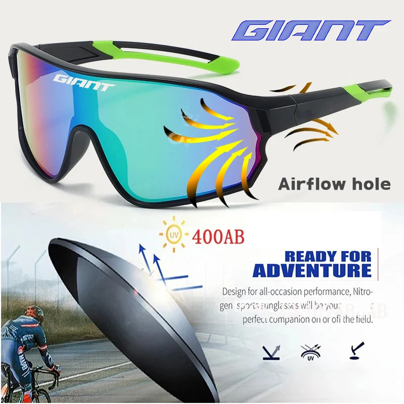 GIANT Cycling Glasses UV400 Anti Fog REVO Lenses HD Clarity MTB/Road Bike sunglasses men and women - Image 2