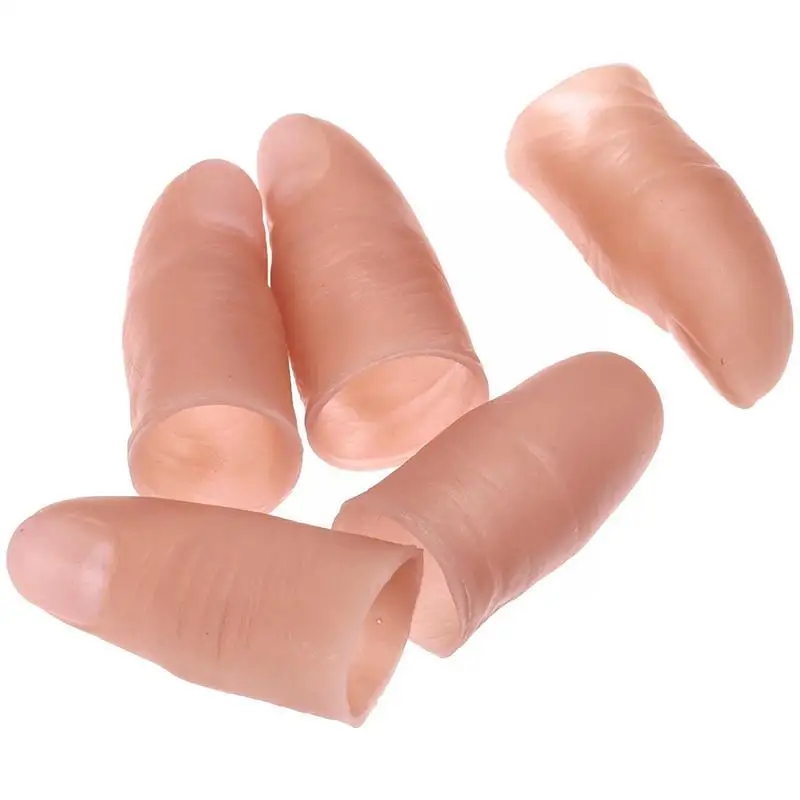 1pcs Toy Soft Simulation Thumb Large Size Finger Sleeve With Nails Prosthetic Magic Show Toy For Children Tricky Toys A5t6 - Image 6