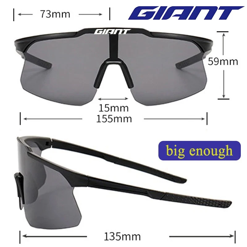 giant cycling sunglasses men and women MTB Road Bicycle cycling sunglasses Outdoor Lenses With case glasses Cycling goggles - Image 6