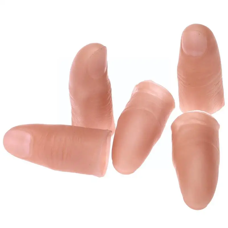 1pcs Toy Soft Simulation Thumb Large Size Finger Sleeve With Nails Prosthetic Magic Show Toy For Children Tricky Toys A5t6 - Image 3